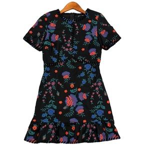 Sferra Collection Embroidered Mini Dress